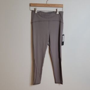 Gray High-Waisted Leggings